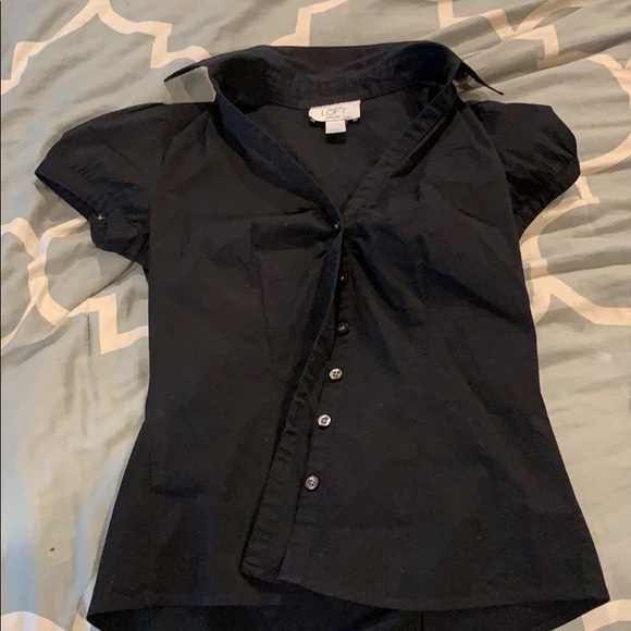 LOFT Tops - Loft Short Sleeve Button Down